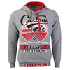 Ανδρική Μπλούζα Hoodie "Custom" Z-Brand - More Colors