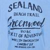 Мъжка тениска "Beach Trail" Greenwood