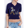 Γυναικεία μπλούζα Μπλε "Daisy Duck" Cashmere Mix Disney