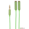 Audio Splitter Καλώδιο Σύνδεσης δυο ακουστικών Vaveliero