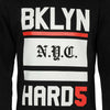 Ανδρική Μπλούζα Hoodie "Hard 5" BKLYN