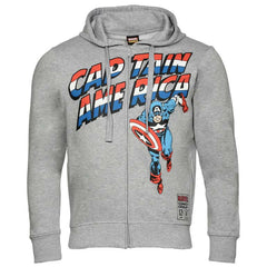 Ανδρική Μπλούζα Φούτερ " Captain America"  Marvel Comics