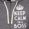 Ανδρική Μπλούζα Φούτερ " I 'm A Boss" Whats Today