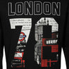 Ανδρική Μπλούζα Hoodie "London78" So Fashion- ΣΤΕΝΗ ΓΡΑΜΜΗ