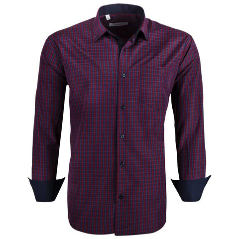 Ανδρικό Καρό Πουκάμισο Regular "White Plaid" Cassel