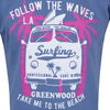 Мъжка тениска "Follow the Waves" Battery
