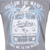 Мъжка тениска "Follow the Waves" Battery