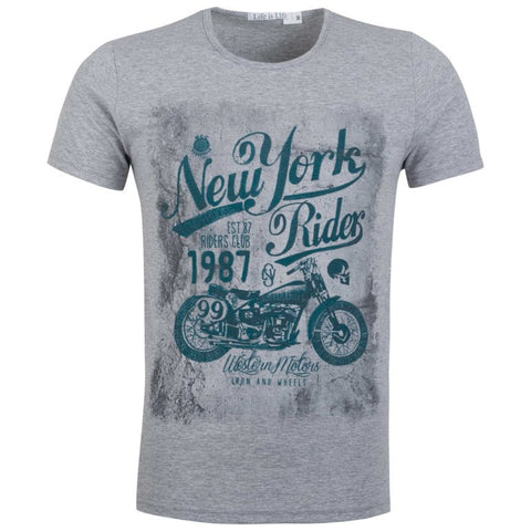 Мъжка тениска "New York Rider" Life Is Life
