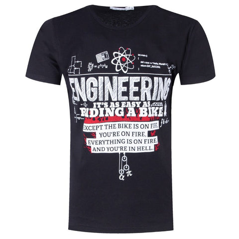 Мъжка тениска "Engineering" Life Is Life
