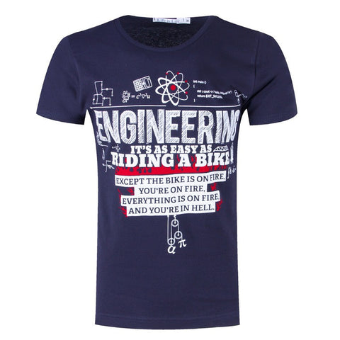 Мъжка тениска "Engineering" Life Is Life