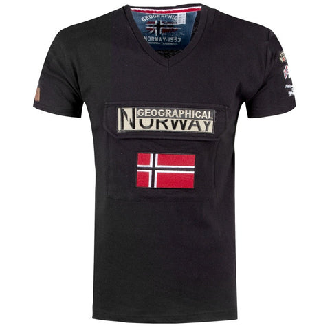 Мъжка тениска "Two Flags" Geographical Norway