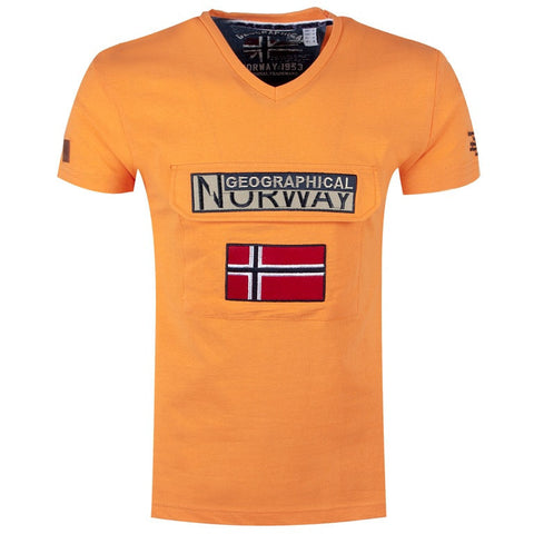 Мъжка тениска "Two Flags" Geographical Norway