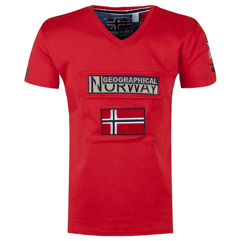 Мъжка тениска "Two Flags" Geographical Norway