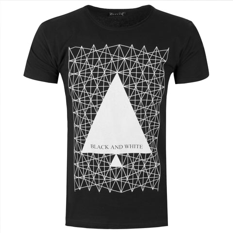 Мъжка тениска "Black & White" Clever