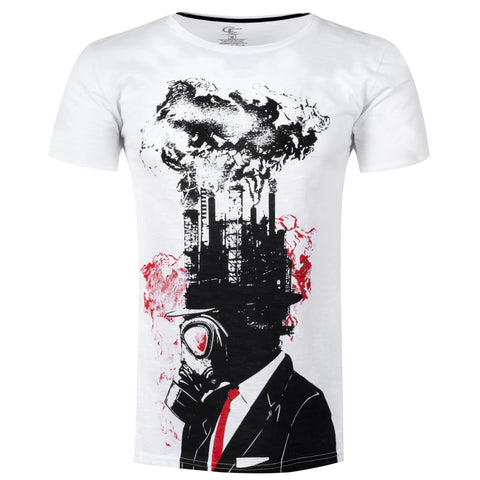 Мъжка тениска "Gas Mask" Clever