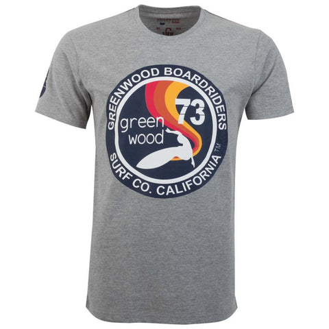 Ανδρική Μπλούζα T-Shirt "Board Riders" Greenwood - brands4all