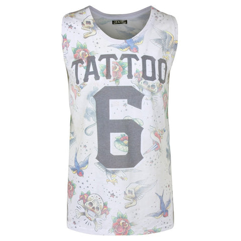 Мъжки потник "Six Tattoo" T-Wall