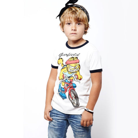 Παιδική Μπλούζα T-shirt Κοντό Μανίκι Garfield