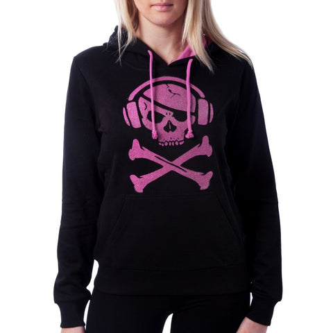 Γυναικεία μπλούζα hoodie "Skull Headphones"