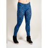 Γυναικείο εμπριμέ κολάν Μπλε Legging Project