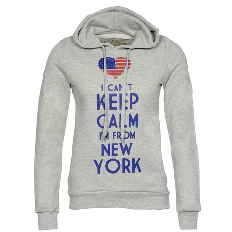 Γυναικεία Μπλούζα Hoodie "Can't Keep Calm" MadeWithLove