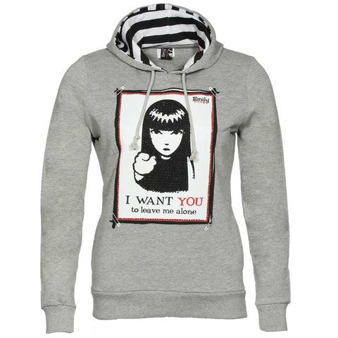 Γυναικεία Μπλούζα Hoodie "Alone" Emily