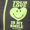Γυναικεία Μπλούζα Φούτερ "Love Me & Smile" Smiley World