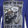 Ανδρική Μπλούζα Hoodie "King of the road" So Fashion