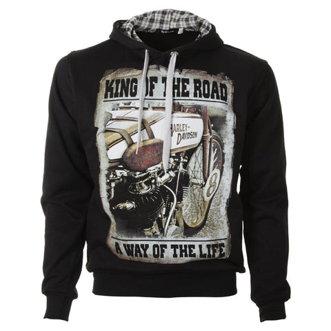 Ανδρική Μπλούζα Hoodie "King of the road" So Fashion