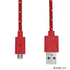 Φωτιζόμενο Καλώδιο Φόρτισης "Rope MicroUSB" Vaveliero