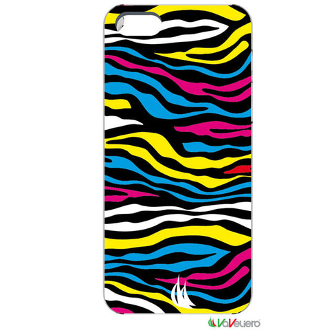 Θήκη Iphone  5/5s " Zebra Multicolor " VaVeliero
