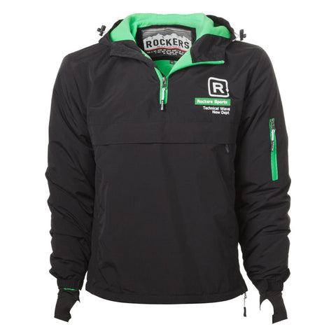 Ανδρικό μπουφάν anorak hoodie με επένδυση fleece - Rockers Sports