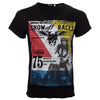 Ανδρικό T-shirt "Show of races" Bronx <b>ΣΤΕΝΗ ΓΡΑΜΜΗ</b>
