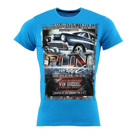 Ανδρικό T-shirt "Run" So Fashion