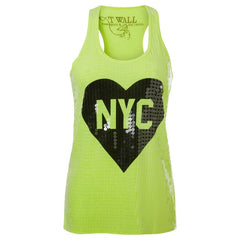 Γυναικείο αμάνικο τοπ "NYC" T-Wall
