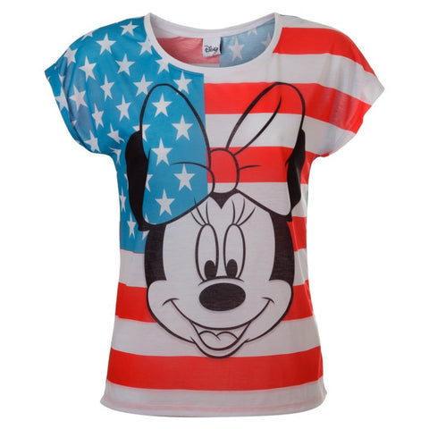 Γυναικείο T-shirt "Minnie US" Disney