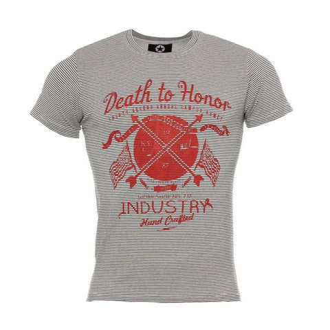 Ανδρικό T-Shirt Stripes on "Death to honor" Campus