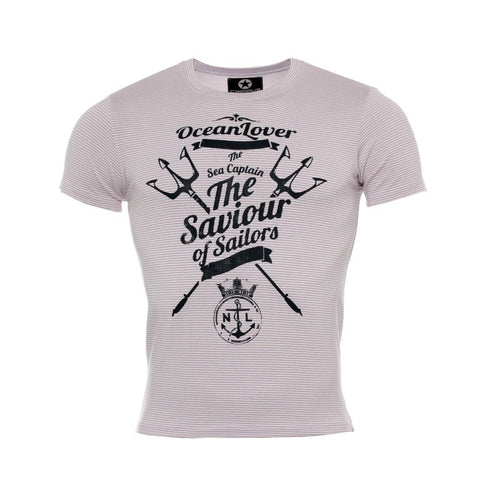 Ανδρικό T-Shirt Stripes on "Ocean Lover" Campus