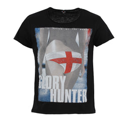 Ανδρικό T-shirt "Glory Hunter" slim fit Μαύρο - Bronx