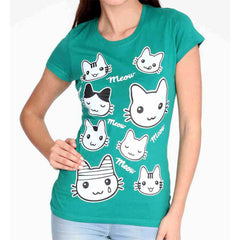 Γυναικείο T-shirt ''Meow Kitty'' What's Today