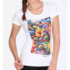 Γυναικείο T-shirt ''Graffiti'' Λευκό Kenny Scharf
