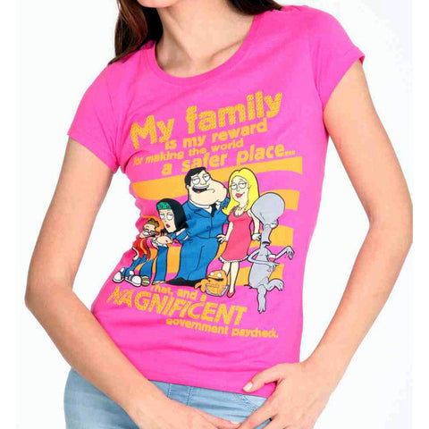 Γυναικείο T-shirt ''American Dad'' What's Today