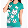 Γυναικείο T-shirt ''Meow Kitty'' What's Today