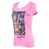 Γυναικείο T-shirt ''Glass'' Ροζ Kenny Scharf