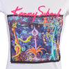 Γυναικείο T-shirt ''Edem Garden'' Λευκό Kenny Scharf