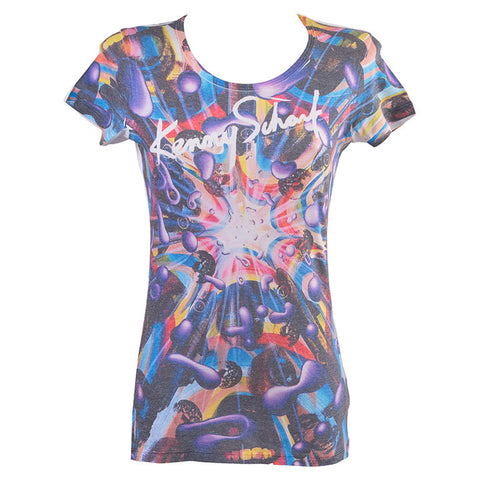 Γυναικείο T-shirt μώβ''Explod'' Keny Scharf