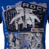 Ανδρικό T-shirt Μπλε "Rock" So Fashion