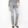 Γυναικείο ριγέ παντελόνι τζιν "Straight Cut" L'ecole des femmes