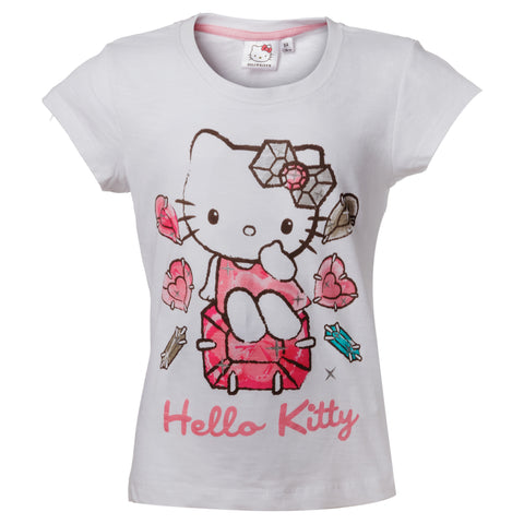 T-shirt Teens "Jewels" Λευκό Hello Kitty