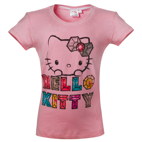 T-shirt Teens "Jewels" Ροζ Ορχιδέα Hello Kitty